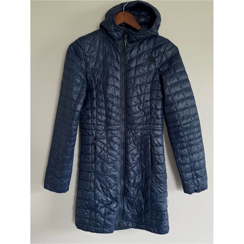 The North Face ThermoBall Eco Hooded Parka Jacket - Blue - Size Extra Small